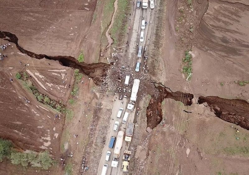 Great Rift Valley crack