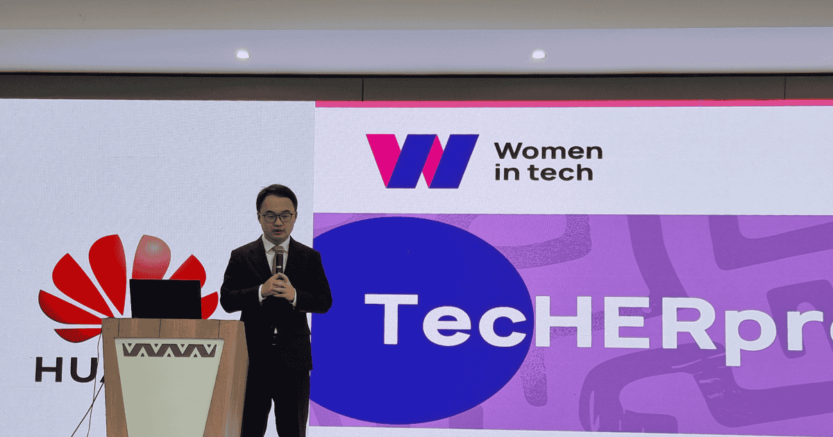 Women In Tech Huawei workshop Charles Chen
