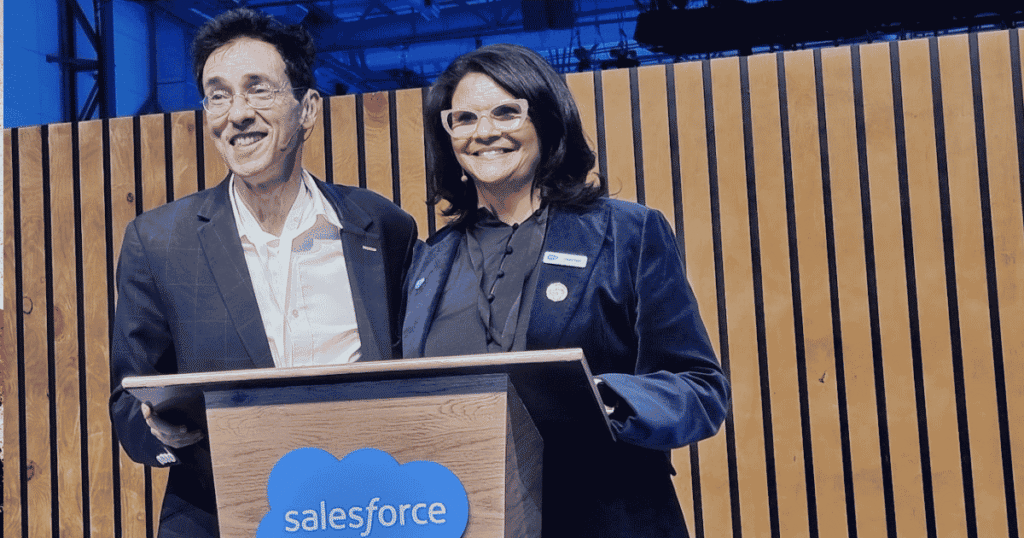 AI talks at Salesforce Agentforce