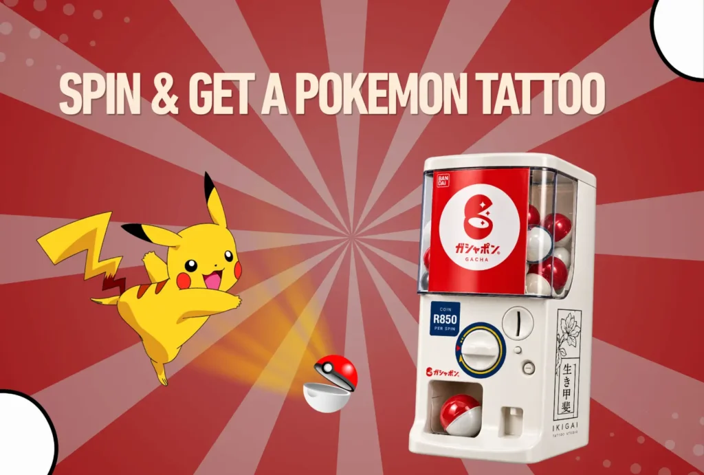 Pokemon gacha giveaway from Ikigai studio at Comic Con Africa 2026